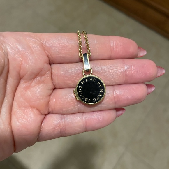 Marc Jacobs Logo Locket Necklace - Picture 2 of 3